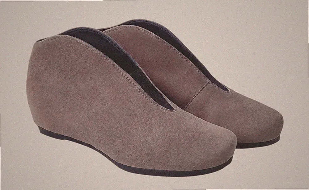 Paul Green Damen Keilabsatz - Schlüpf - Stiefeletten - Gr. 36,5 - Slipper