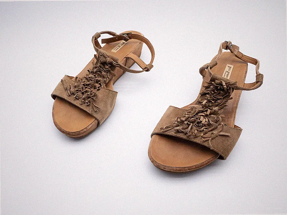 Paul Green Damen Sandale Sandalette Halbschuh braun Gr. 40,5 EU Art. 32511-50