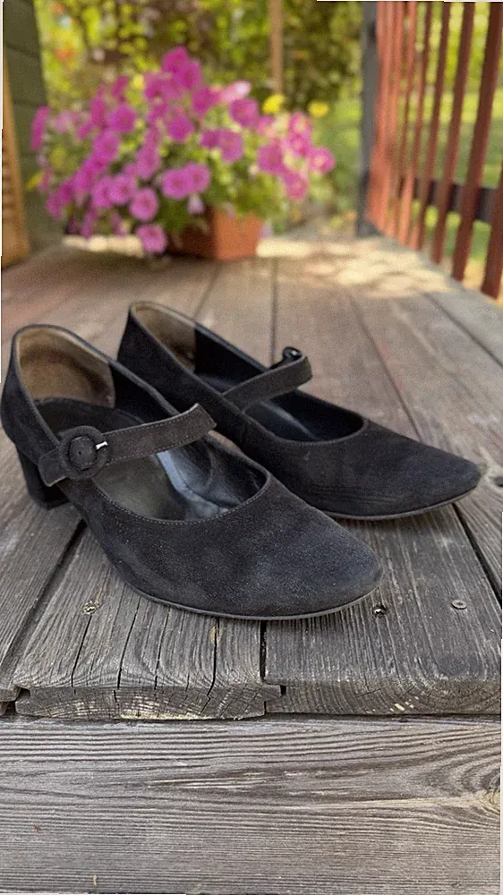 Paul Green * Pumps * Gr. 6 ,5 - 40 * Keilabsatz * kaum getragen * schwarz *