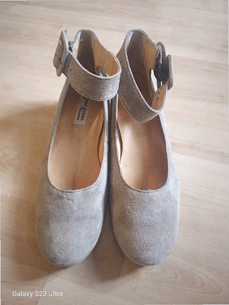 Paul Green Pumps, Keilabsatz, Taupe Gr. 40 (6,5) TOP Zustand