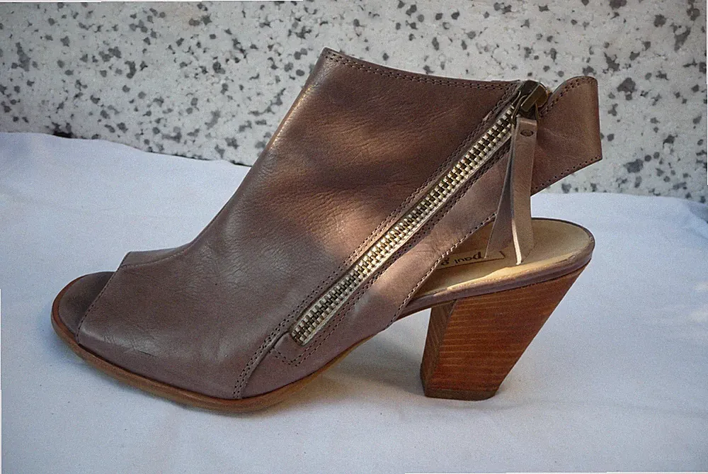 Paul Green Sandale Leder braun Gr. 37,5 = 4 1/2, TOP !