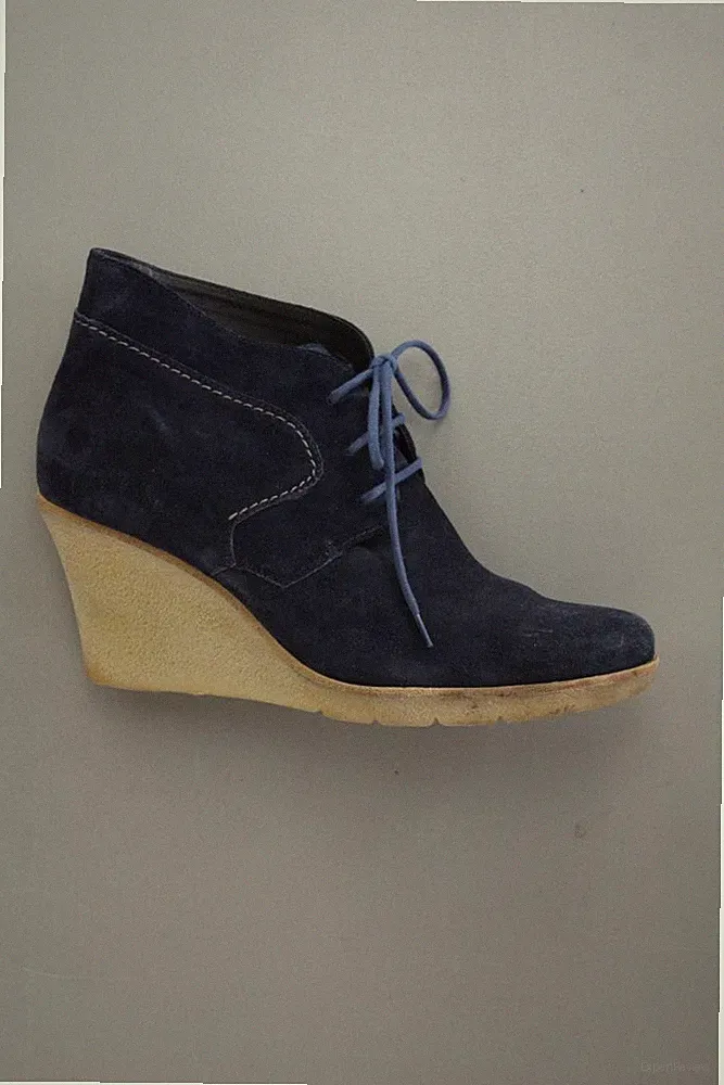 Paul Green Stiefeletten mit Keilabsatz für Damen Gr. 40 Neupreis: 130,0€! blau