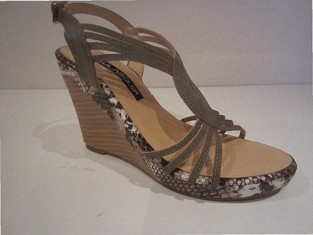 PAULA SOLER ZA113012 [ GR. 37 ] DAMEN FASHION-SANDALEN GRÜN NEU & OVP