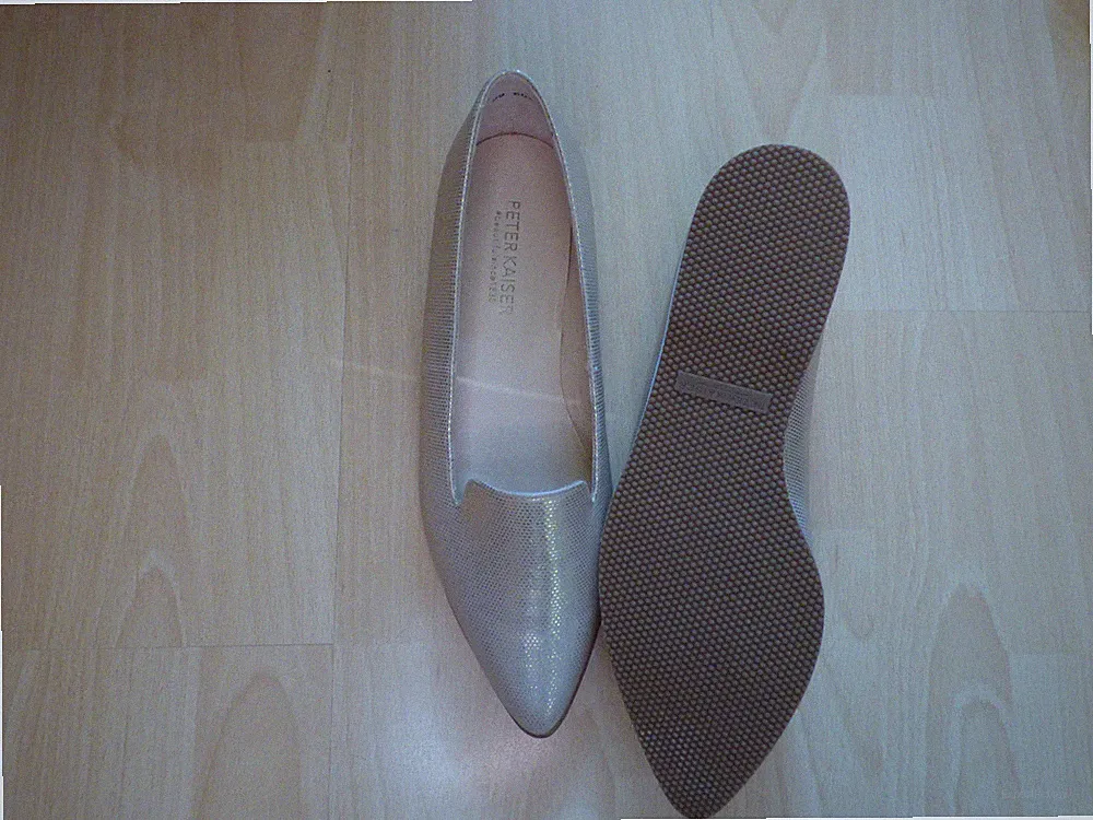 PETER KAISER tolle Slipper Gr. 5,5 bzw. 38,5 in Beige Neu