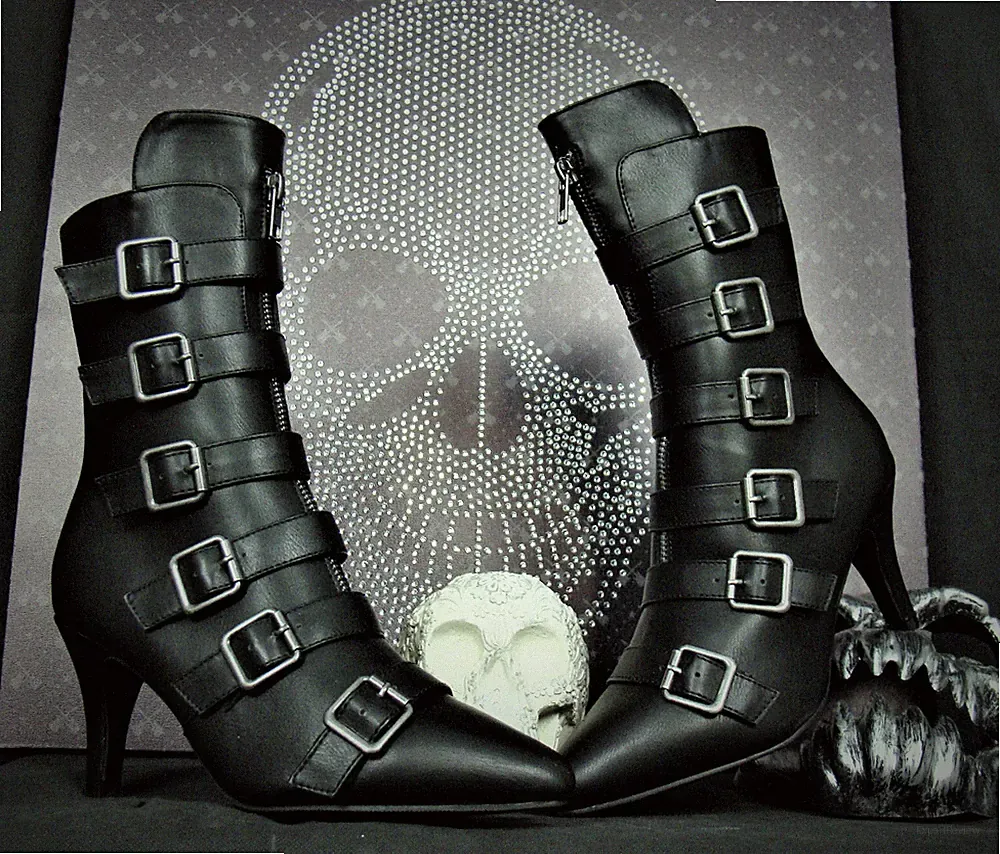 Piker, Pikes, Gothic, Goth, Oldschool, Batcave, Mera Luna, Barock, Gr. 38-40