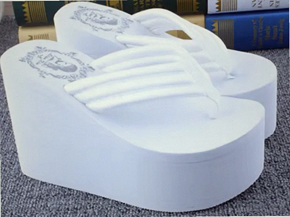 keilabsatz sandalen damen weiß
