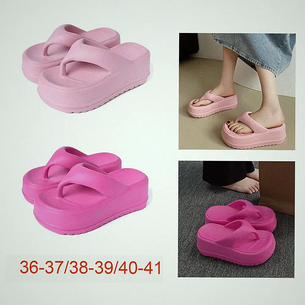 Plateau Sandalen Pantoletten Sandalen Damen für Outdoor Zuhause Indoor