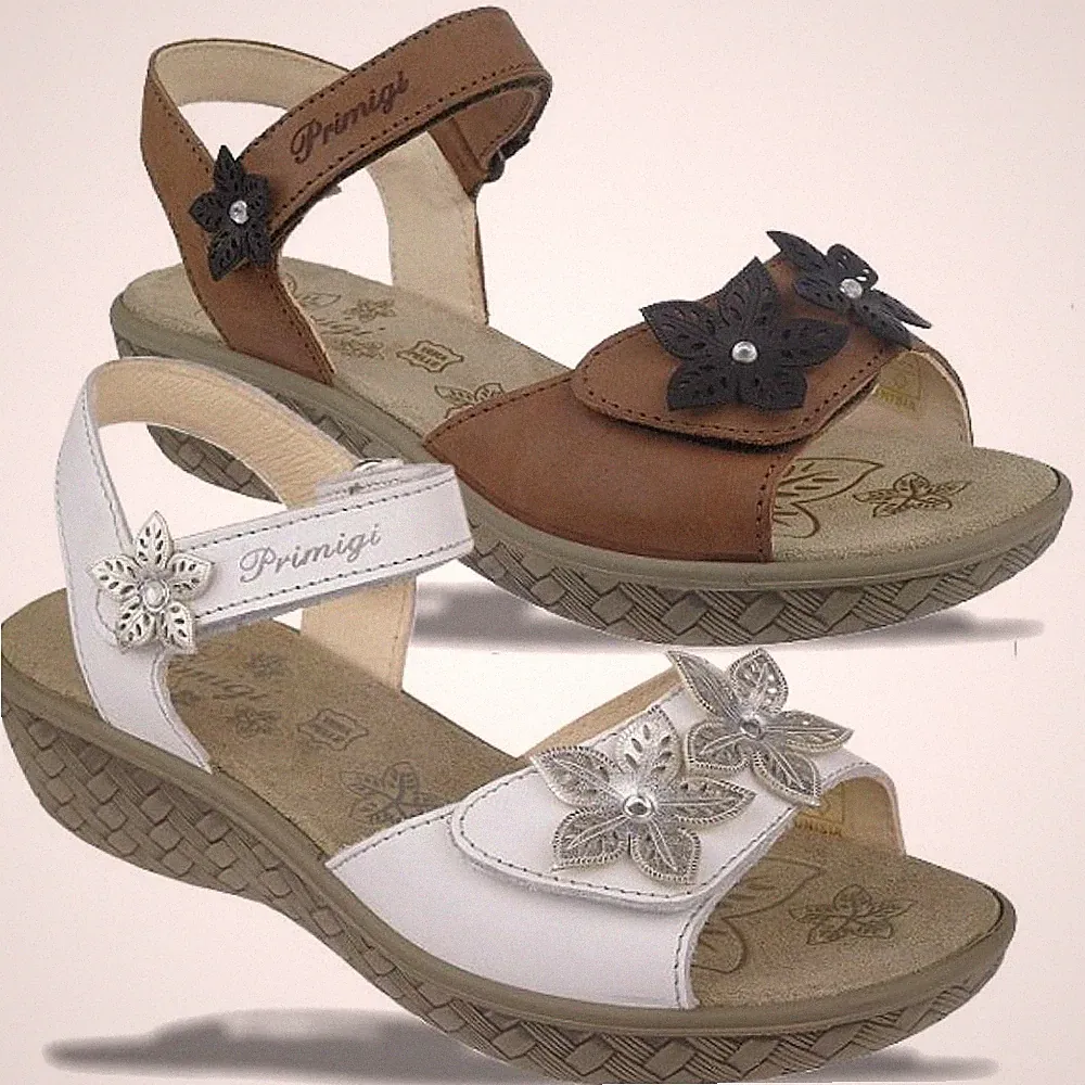 Primigi Ledersandale MALI trendige Sandale mit leichtem Keilabsatz 4 cm Gr.31-40