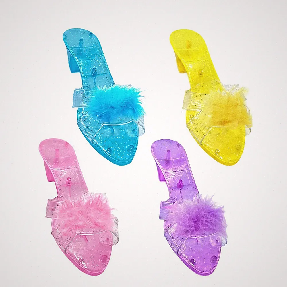 Prinzessin Schuhe Absatz Slipper Schuh für Kinder für Mottoparty Strand Geburtstag