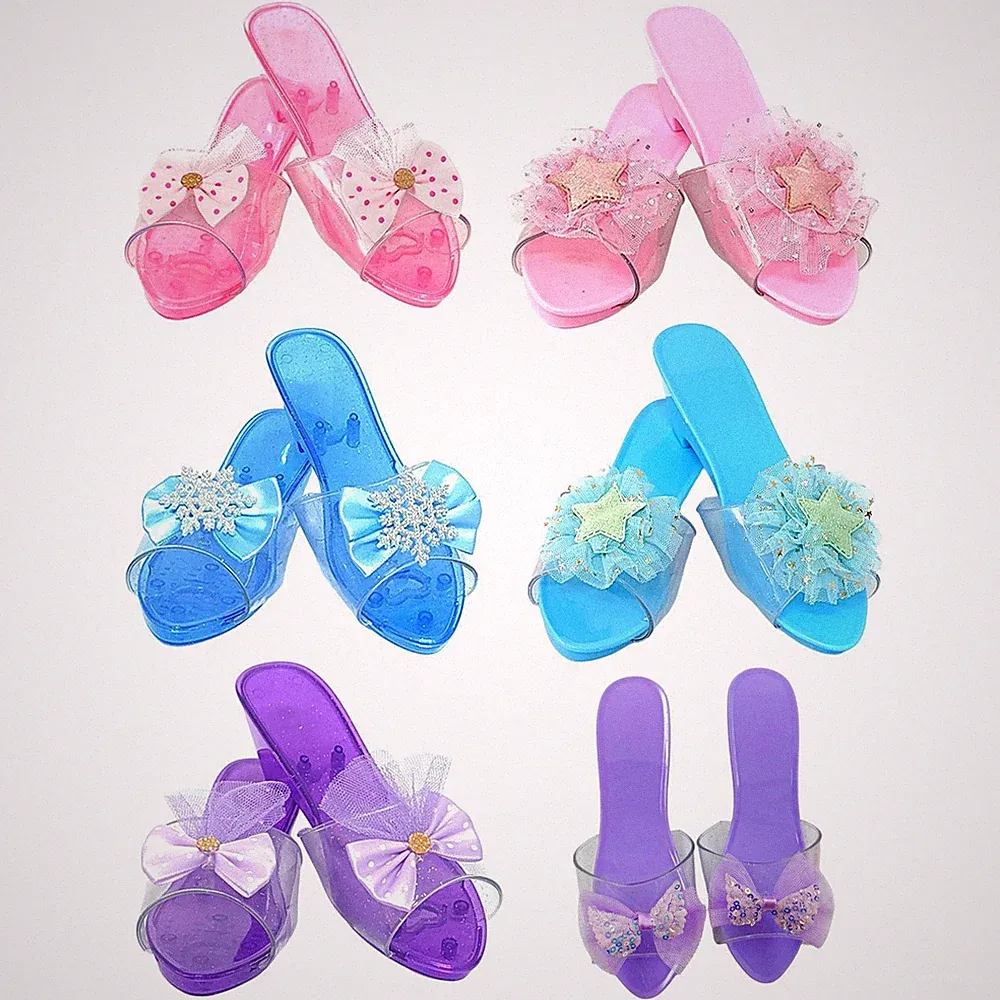 Prinzessinnen-Anziehschuhe mit Keilabsatz für Cosplay-Partys zum Kindertag