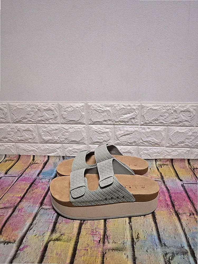 Reef Ojai Gigi Walking Plateau Sliders UK 5 Damen UVP 85£ Salbei