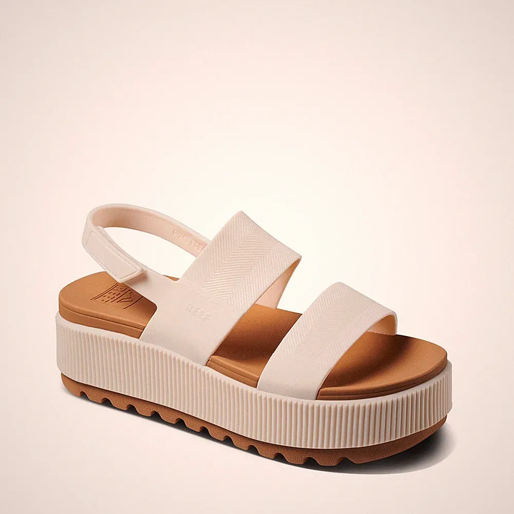 Reef Water Vista Damen-Sandalen höher Plateau verstellbare Riemen Flip-Flops