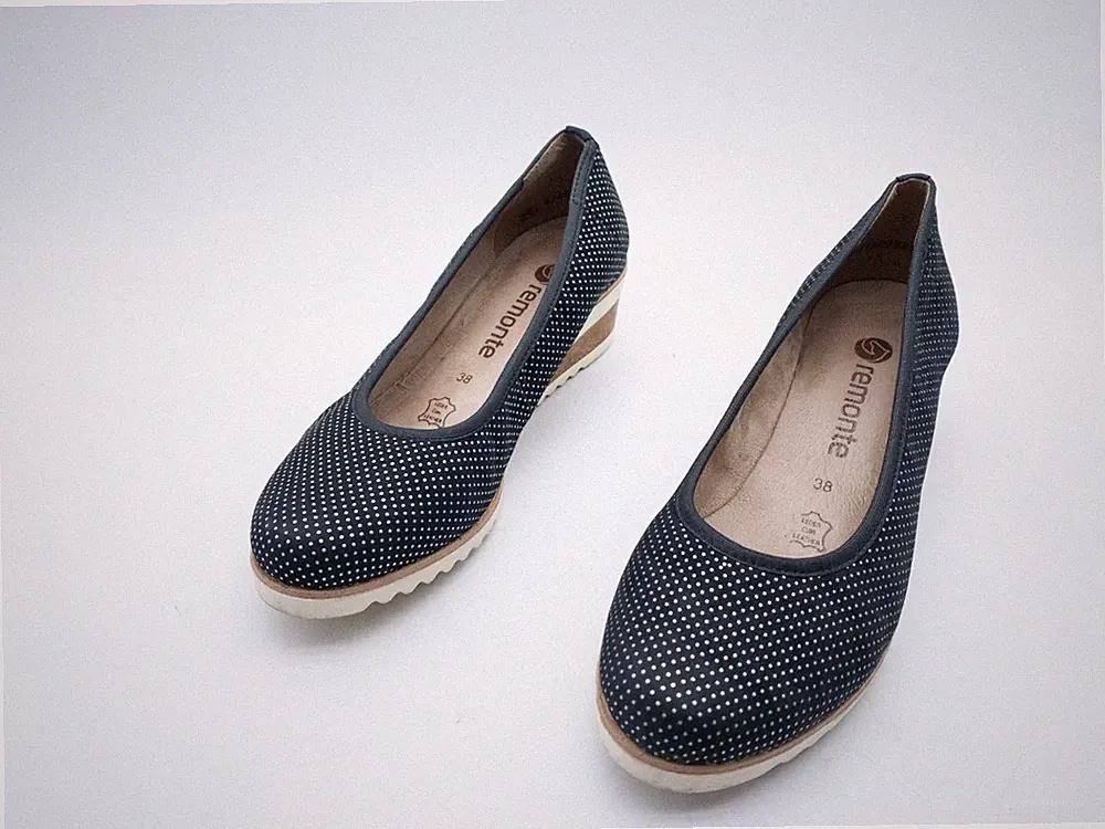 Remonte Damen Pumps Absatzschuh Halbschuh schwarz Gr 38 EU Art 36411-98