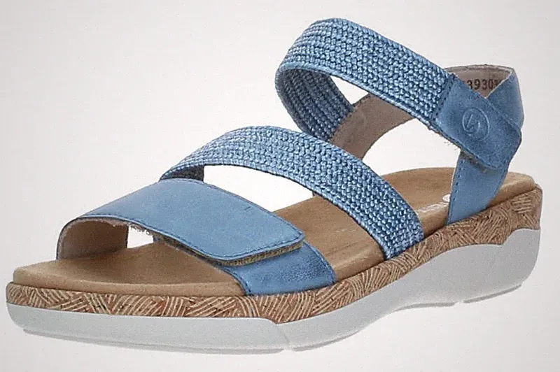 Remonte Damen Sandalen R6861-12 bleu/ciel Blau