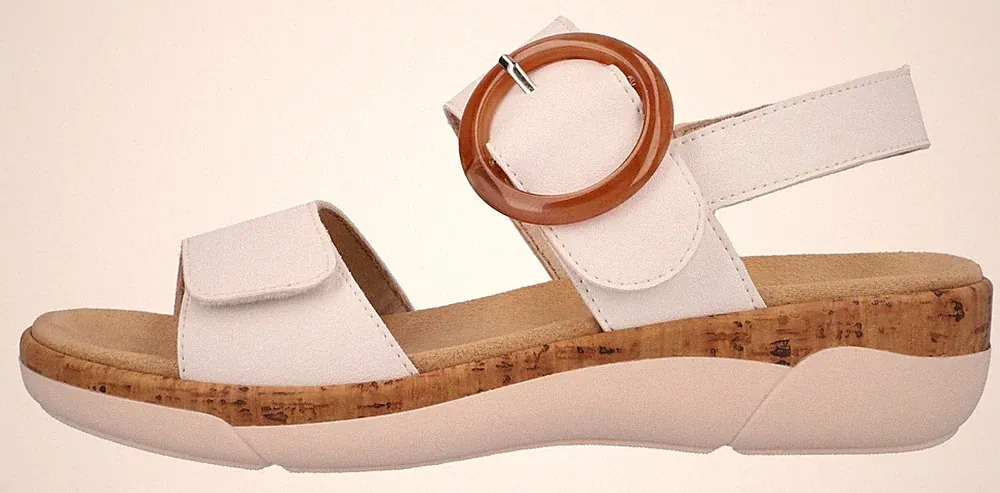 REMONTE Keilsandalette Riemchensandale, praktische Klettverschlüsse , Gr. 40