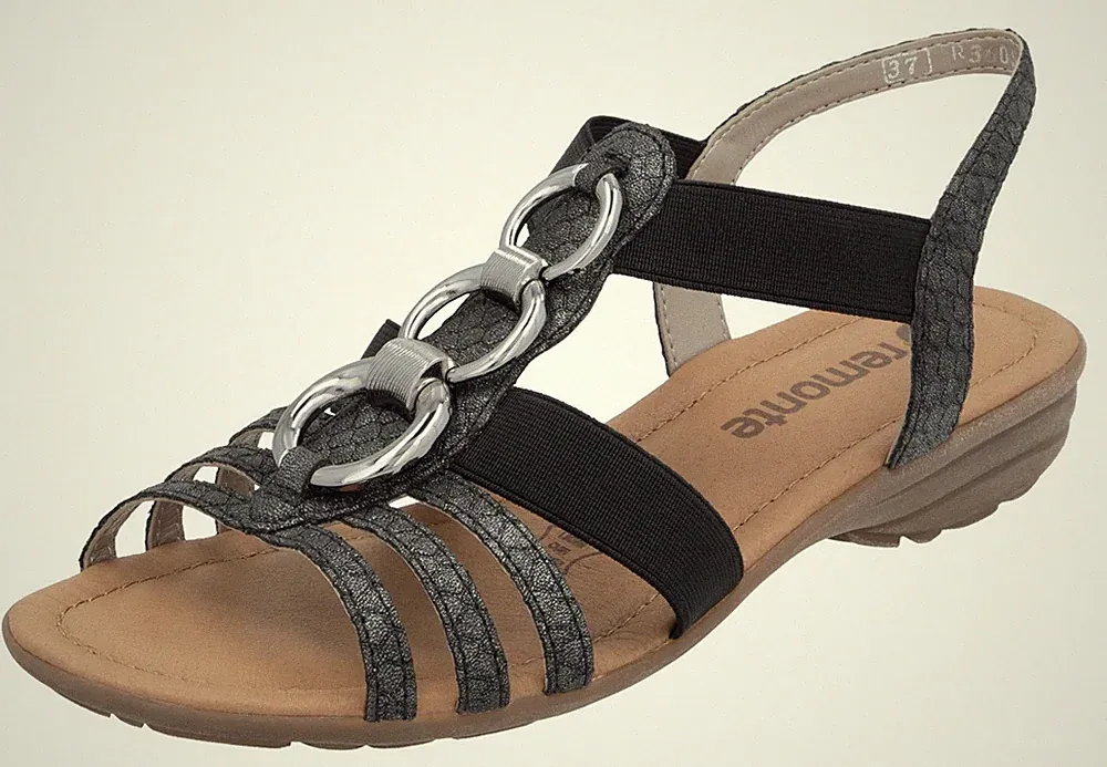 REMONTE Riemchensandale Keilabsatz, Sommerschuh, Sandalette , Gr. 39