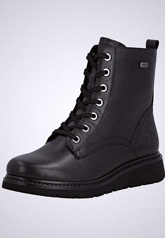 Remonte Stiefelette Echtleder Schnürsenkel NEU - A-Ware