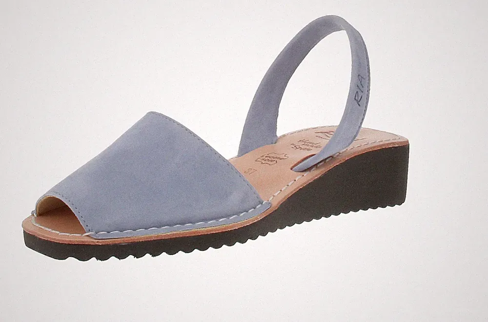 Ria Menorca 22950 Plataforma Berlin - Damen Schuhe Sandaletten - Ante-Denim