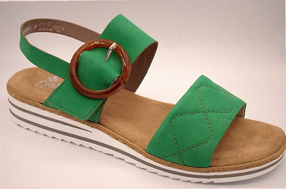 keilabsatz sandalen damen rieker