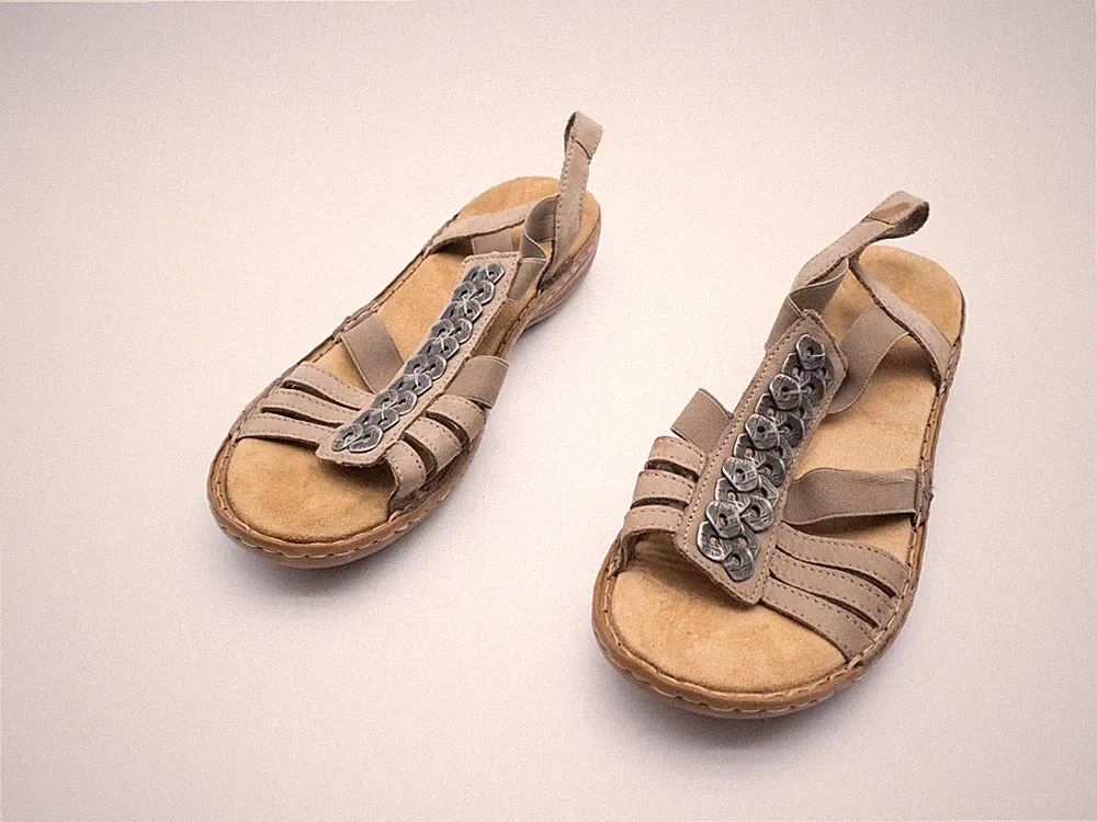 rieker Damen Keilsandalette Sandalette Sandale Halbschuh Gr 40 EU Art 30951-56