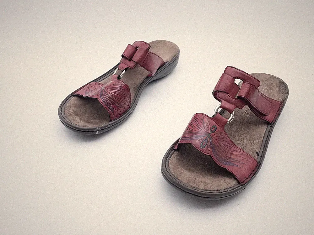 rieker Damen Pantolette Sandalette Sommerschuh Rot Gr. 40 EU Art. 41911-40