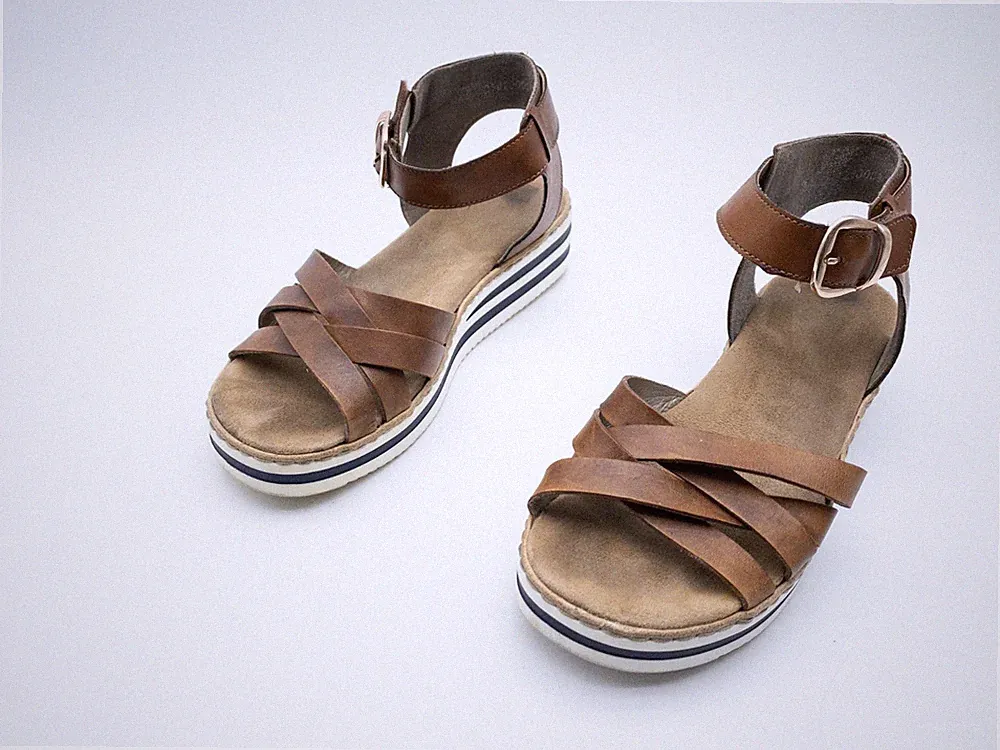 rieker Damen Sandale Freizeitschuh Sommerschuh Halbschuh Gr 38 EU Art 35295-50