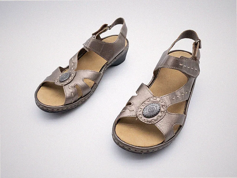 rieker Damen Sandale Sommerschuh Halbschuh Freizeitschuh Gr. 40 EU Art. 34416-50