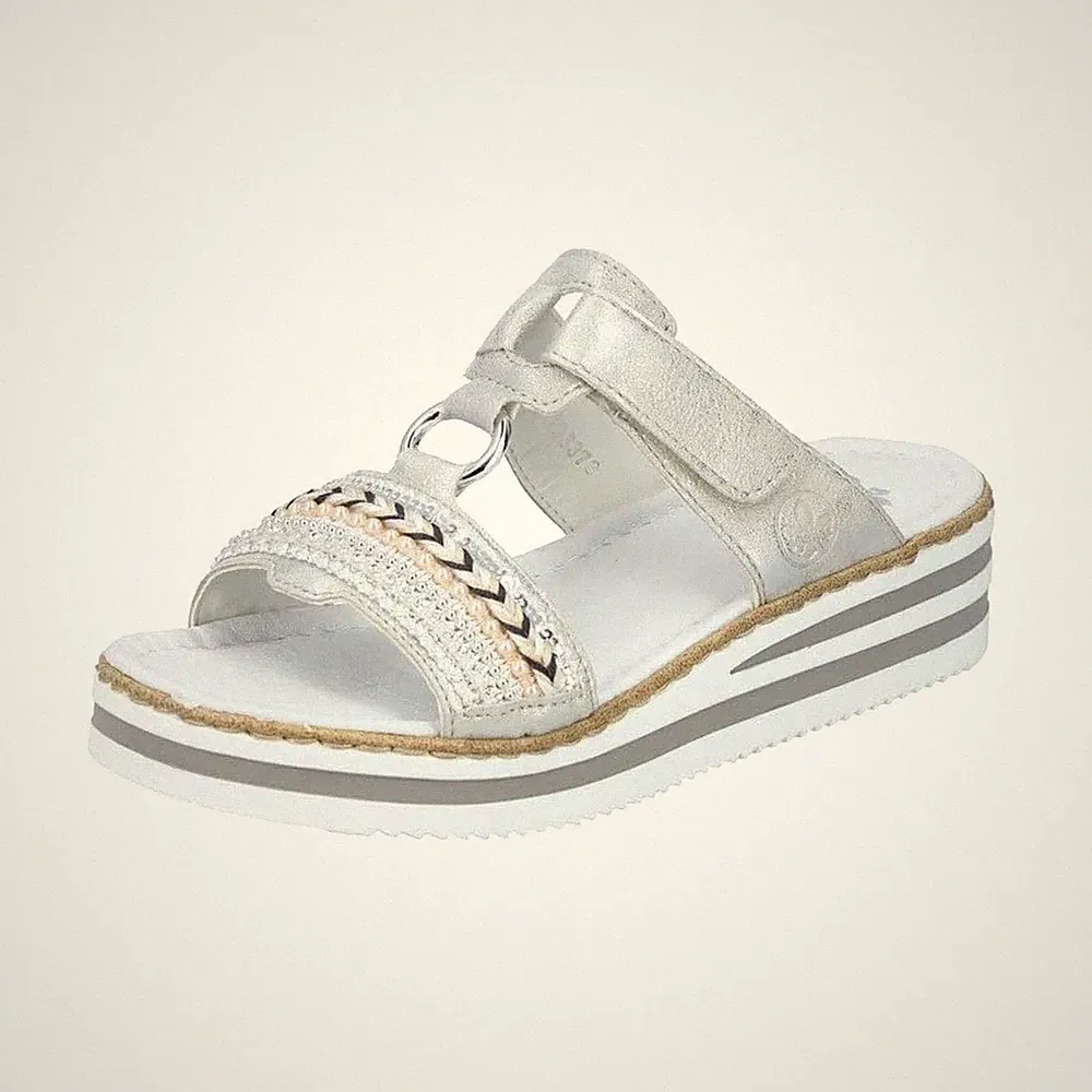 Rieker Damen Sandalen grau