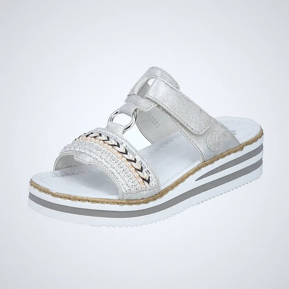 Rieker Damen Sandalen grau