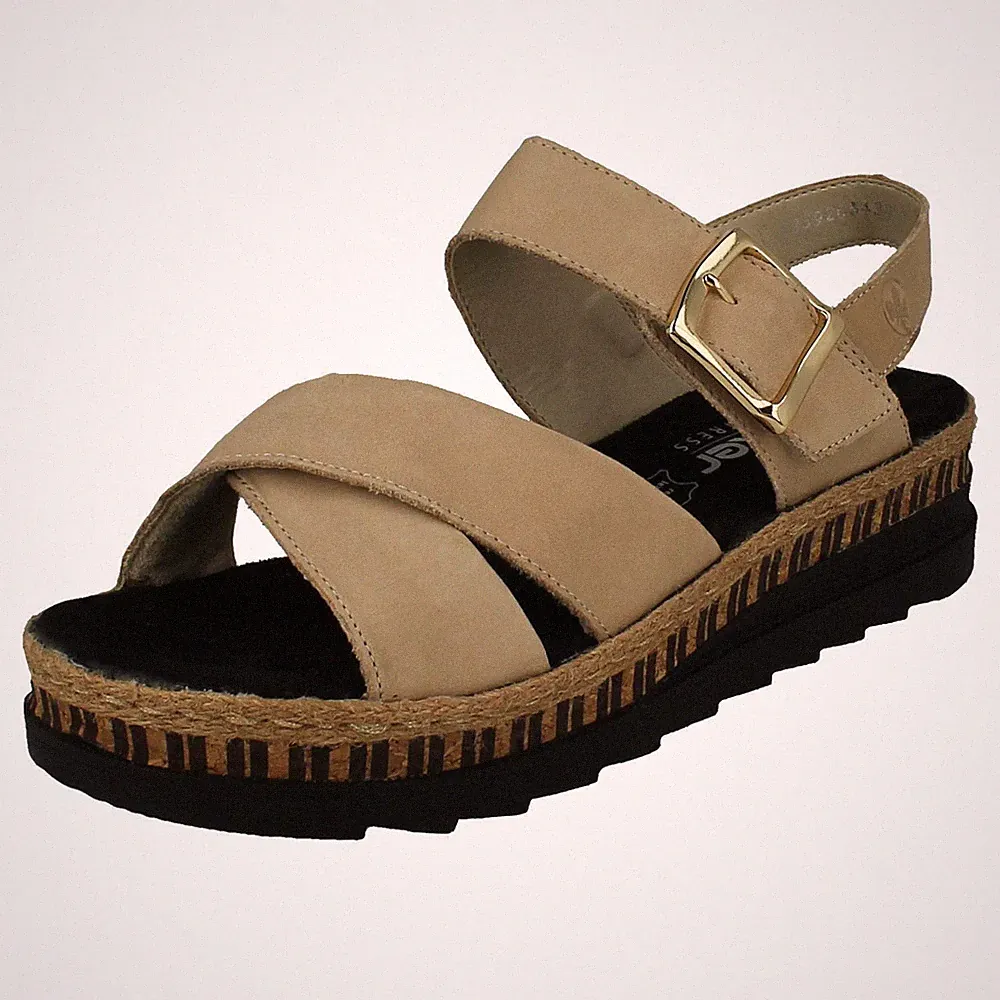 Rieker Damen-Sandalen mit Klettverschluss 'V7951'