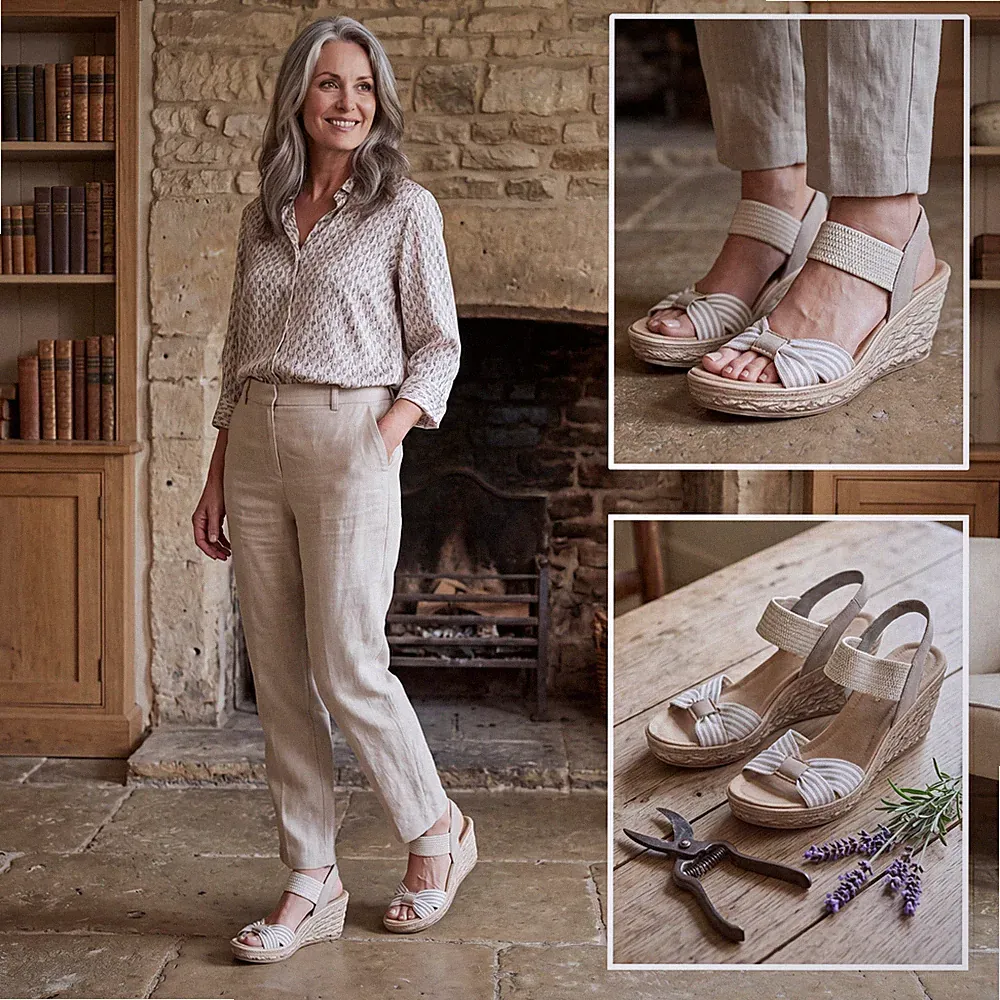 RIEKER Damen Wedges | Vintage Keilsandaletten | Ungetragen | Sommerlook