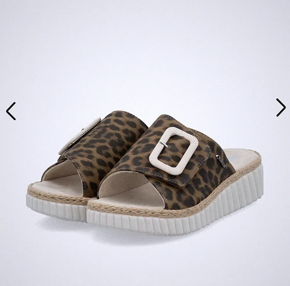 Rieker Damenschuhe Pantolette Animal Neu extraweit Größe 41