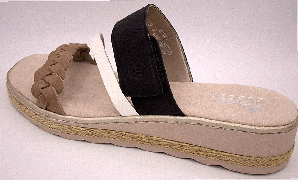 Rieker Damenschuhe Pantolette Sandalen Keilabsatz Neu 40-9302