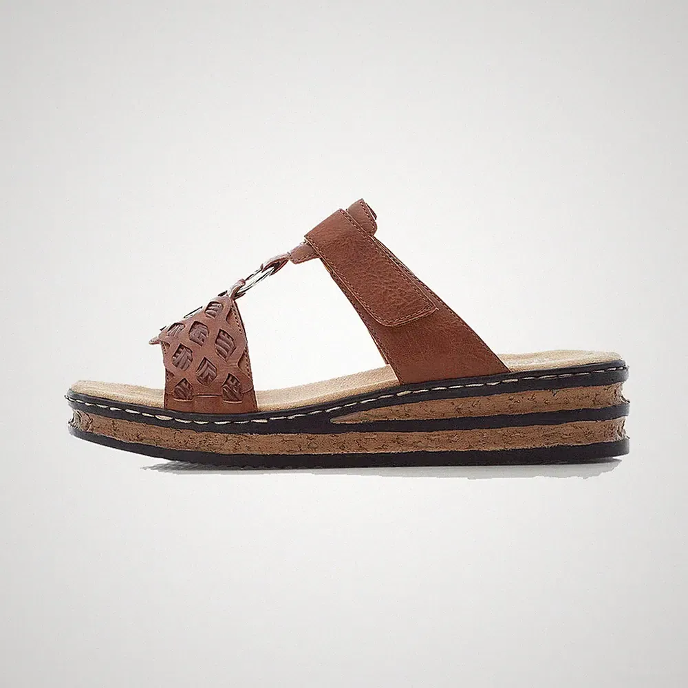 Rieker FSK Damen Sandalen braun