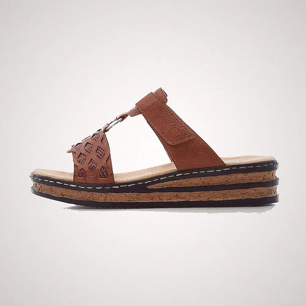Rieker FSK Damen Sandalen braun