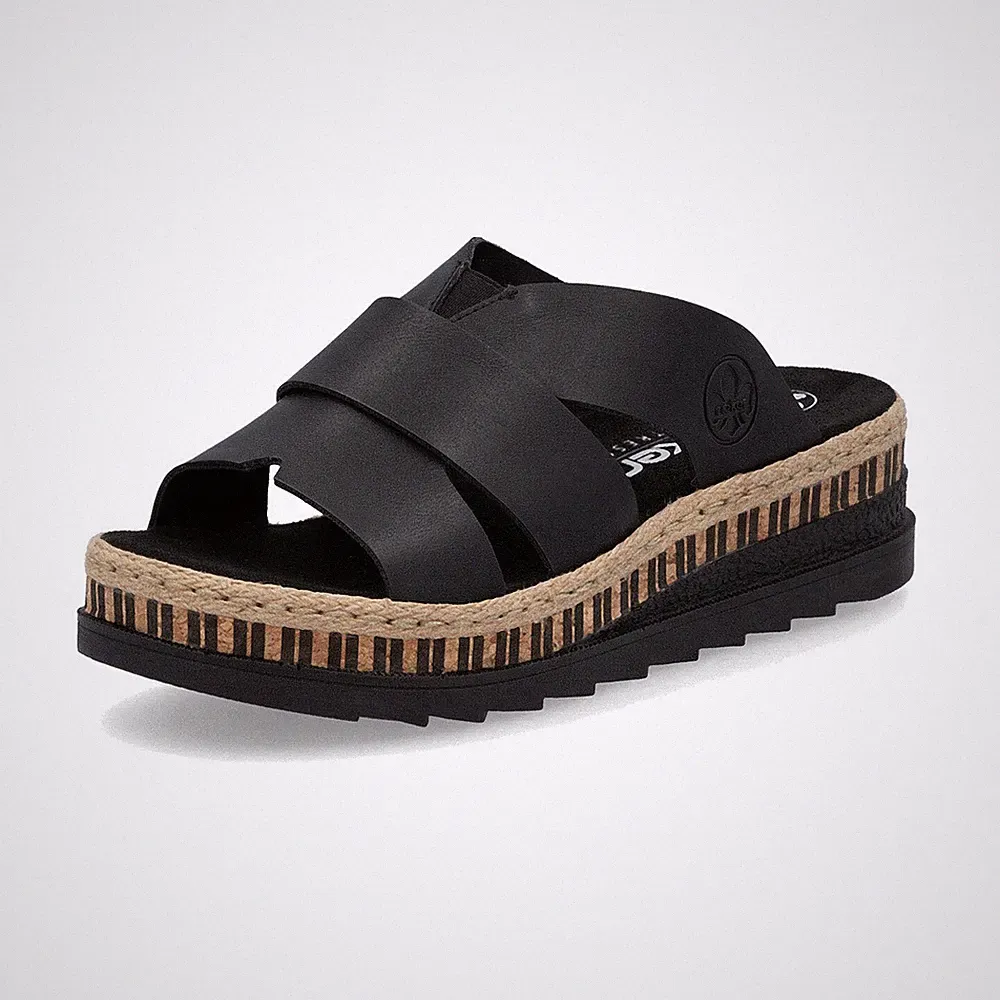 Rieker FSK Damen Sandalen schwarz