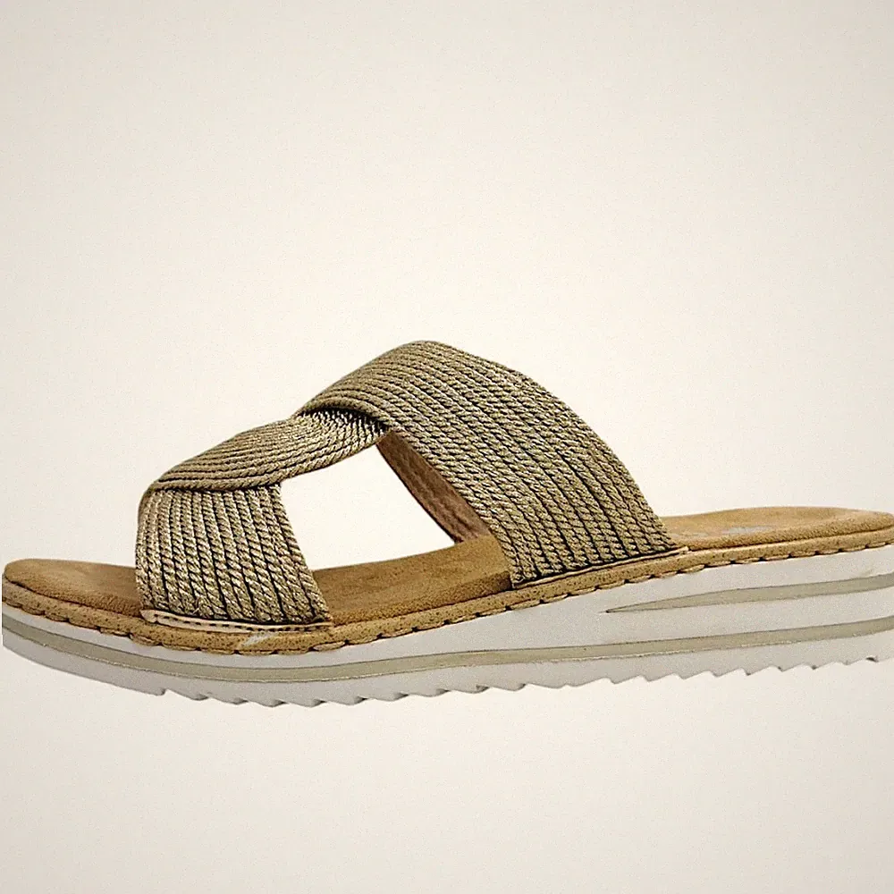 Rieker Pantolette Gold