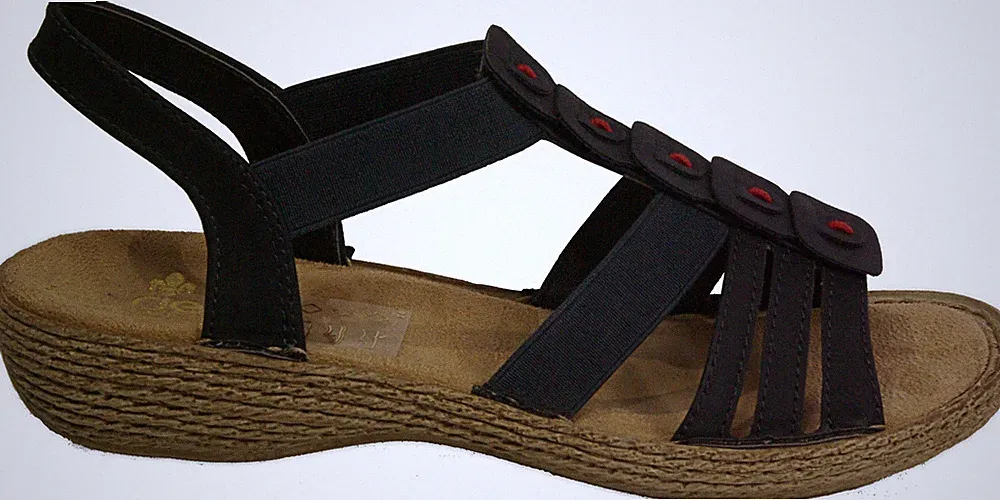 RIEKER Schuhe Sandalen Riemchen Sandaletten blau NEU