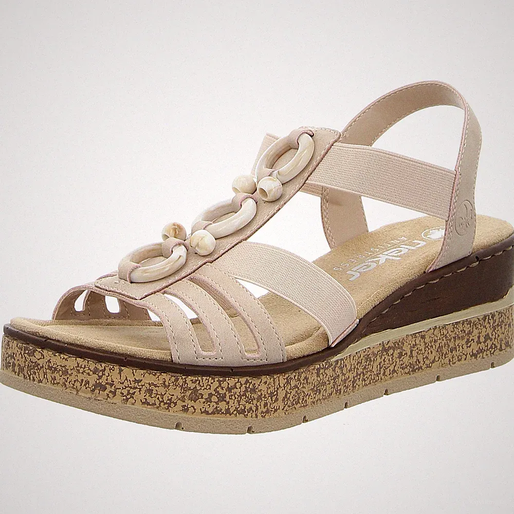 Rieker Schuhe Sandalette 63778-31 rosa NEU