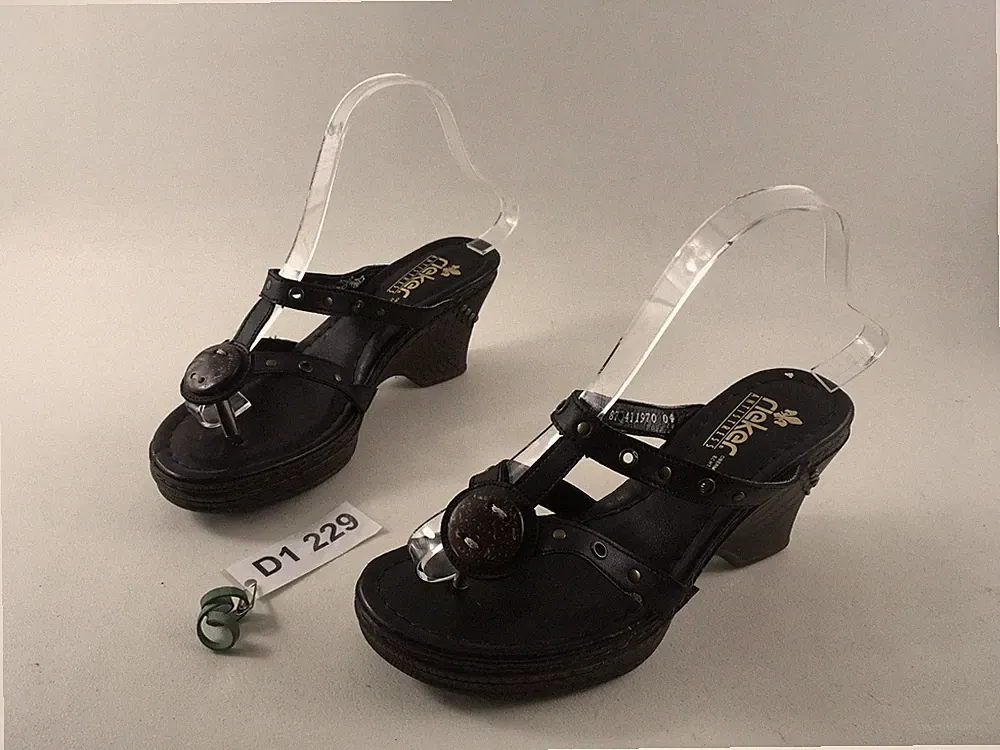 Rieker Wedge Sandalen Damen Sandaletten Damenschuhe EUR 37 D1 229