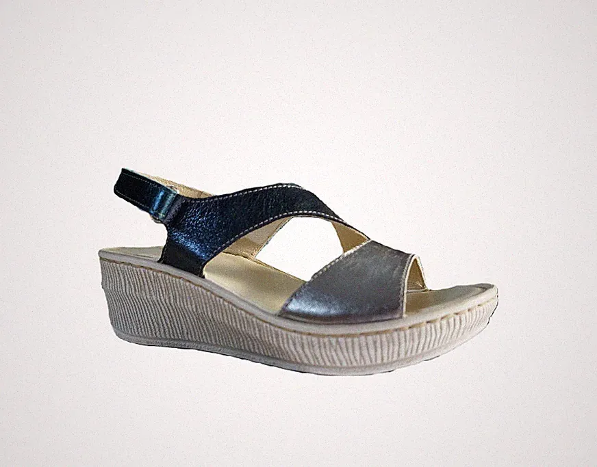RIPOSELLA ILENIA W16306 DAMEN SANDALEN CDFUCILE ECHT LEDER