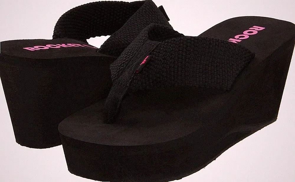Rocket Dog Diver Wedge-Flip-Flop-Damensandalen mit Komfort-Schaumstoff