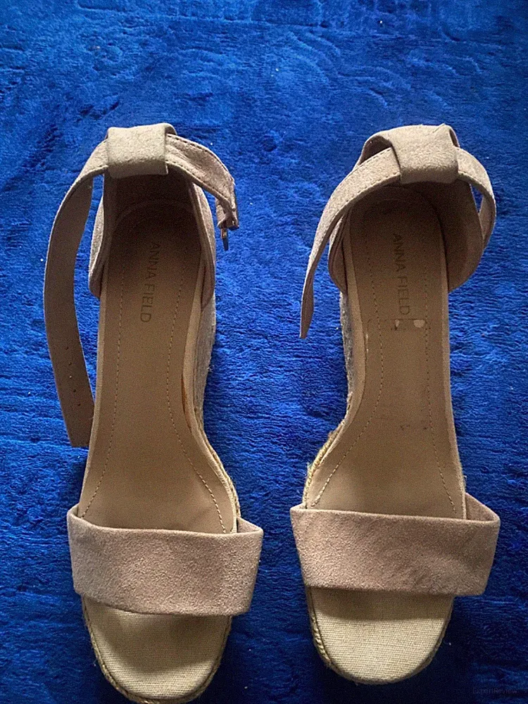 Rosé Keilabsatz Schuhe größe 38