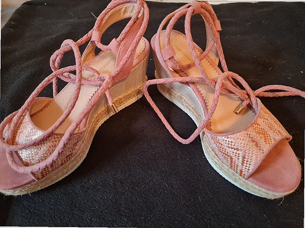 Jute Schnürung
