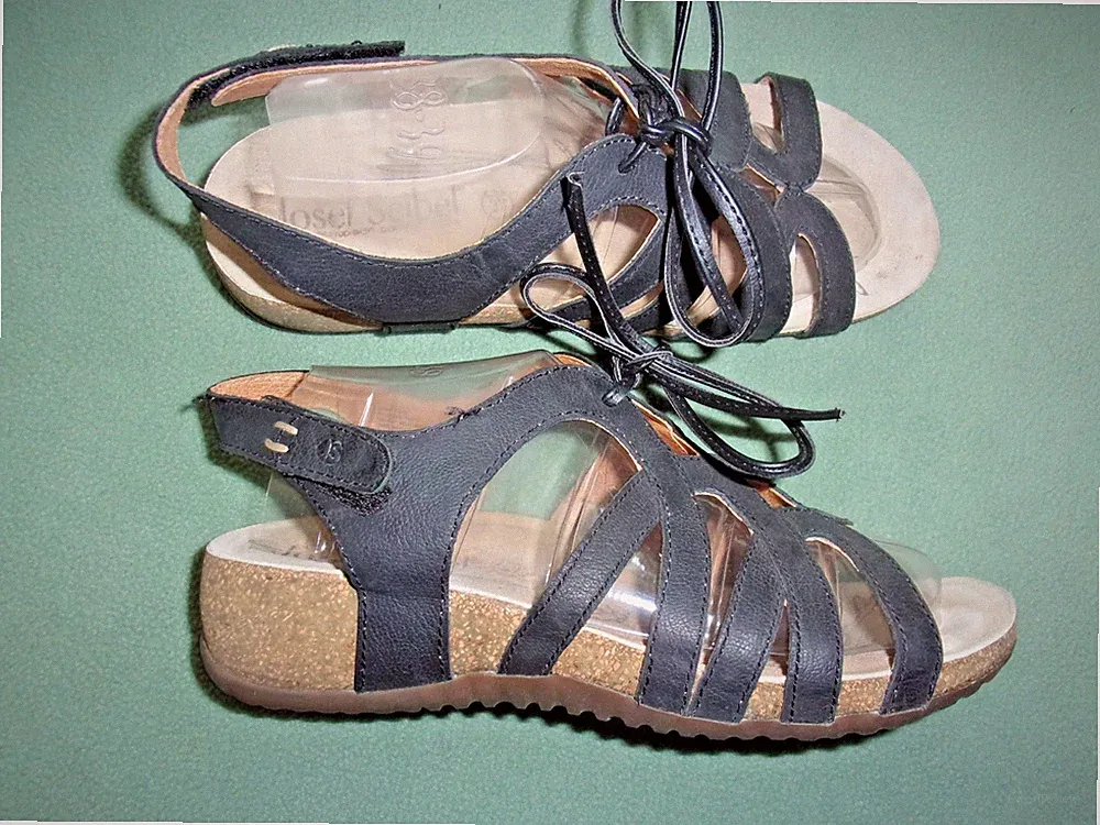 Sandale von Josef Seibel in schwarz, Größe 37