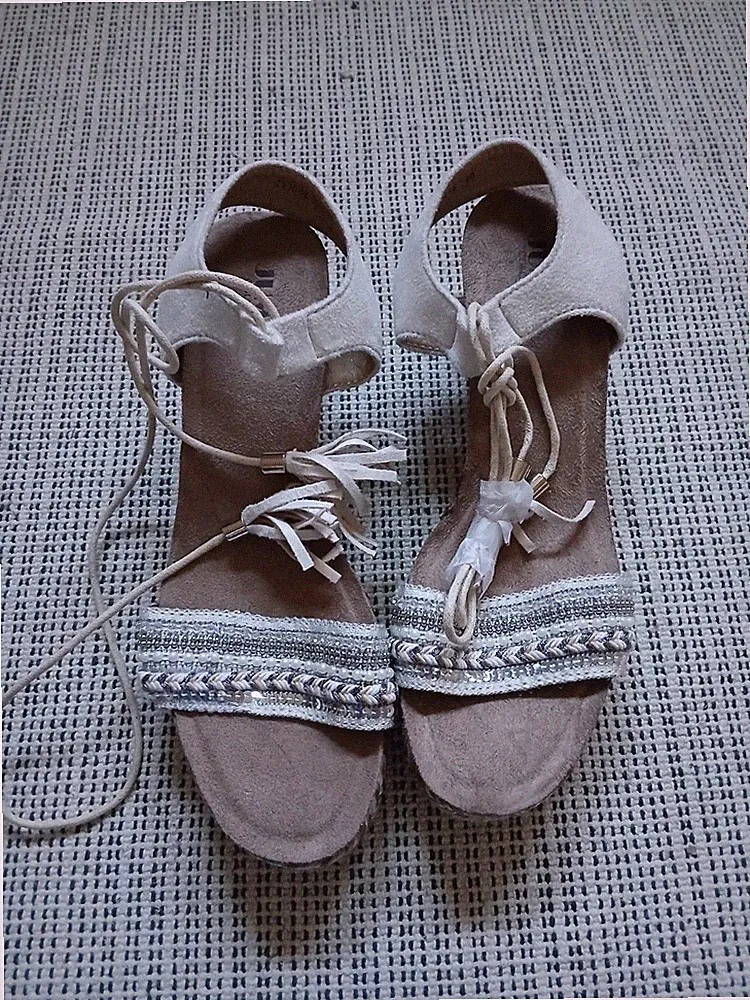 Sandalen Damen Keilabsatz Gr.40 JUMEX