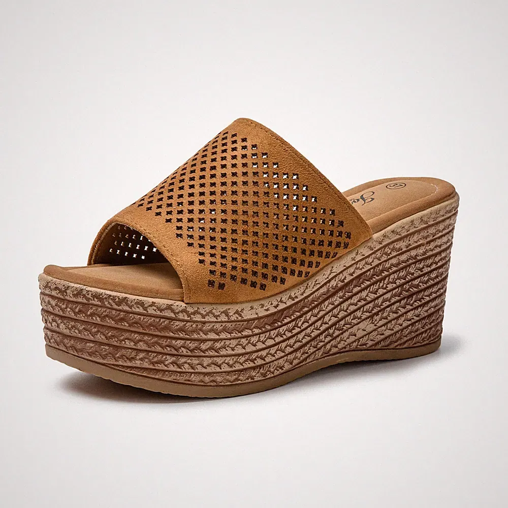 Sandalen Damen Pantoletten mit Fußbett Sommer Badelatschen Strandsandalen Erw...