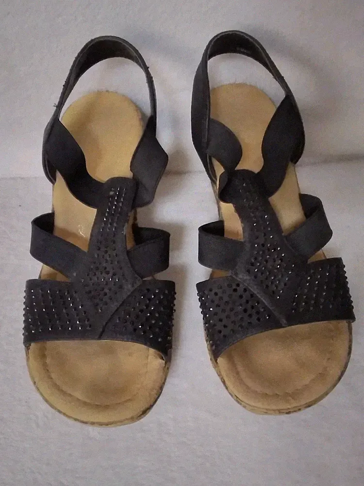 Sandalen Damenschuhe von Rieker gr 37 (4) in Schwarz
