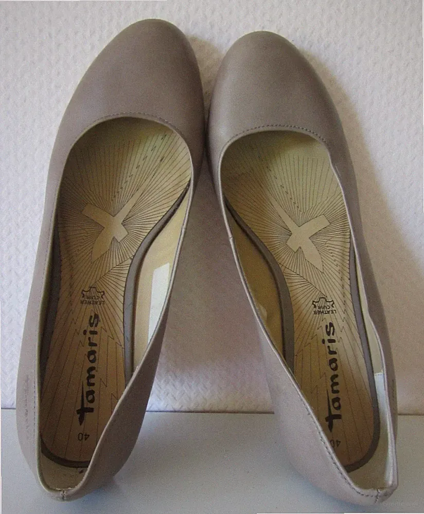 Sandalen Gr. 40 TAMARIS Schuhe Braun 5 cm Absatz Keilpumps