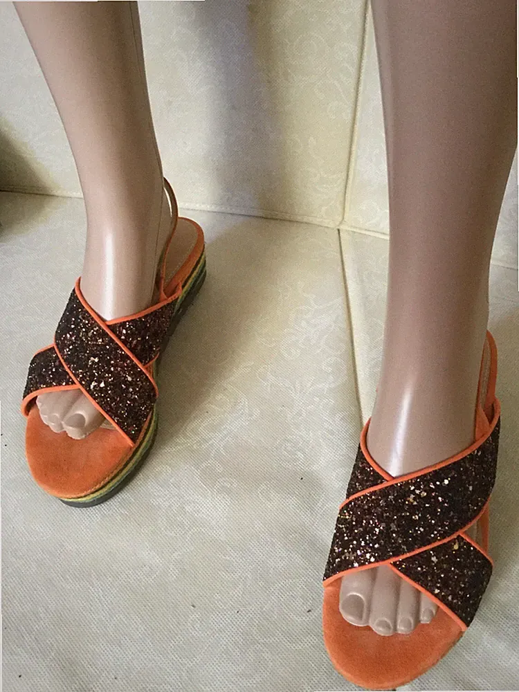 Sandalen REBECCA WHITE Damen, orange-bronzefarben, IT 39 US 8 UK 6 Sandalen